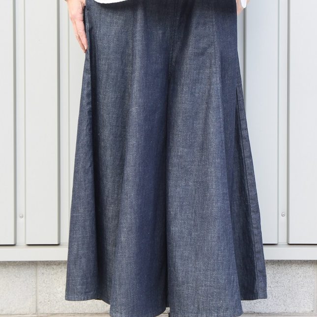 デニムロングスカーチョ Bottoms 商品情報 ヒカミコーポレーション