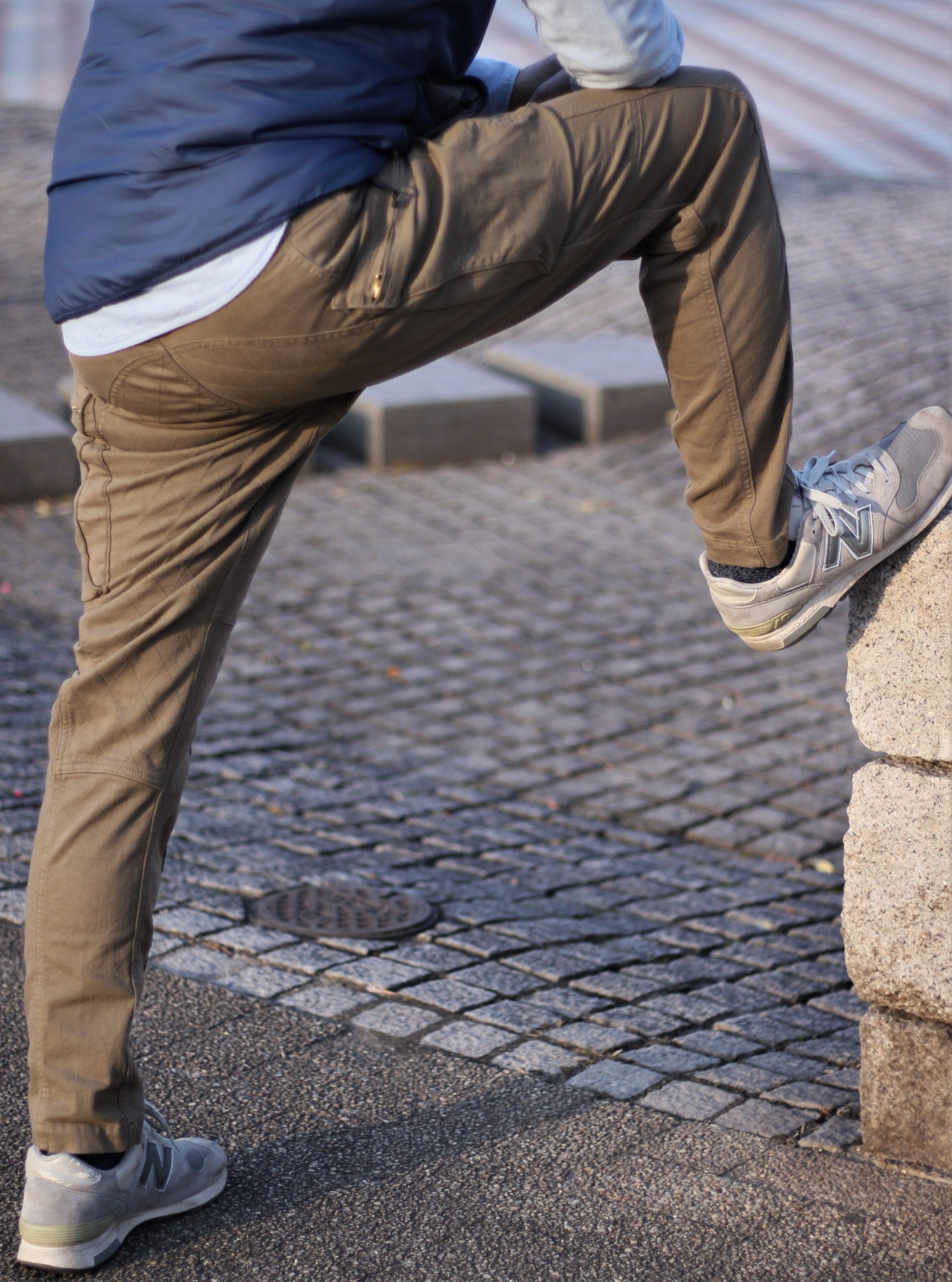 カラーカジュアルレスキューパンツ